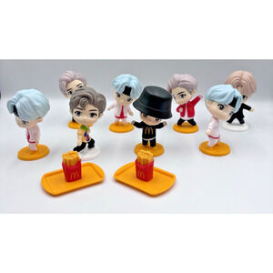 Lot 10 McDonalds Happy Meal Toys Tiny Tan BTS RM Suga Jung Kook French Fries EUC